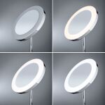 Lusterko kosmetyczne MASUA LED 4W 2700/4000/6500K +wyłącznik IP44 230V chrom / metal - 9