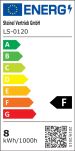 Naświetlacz z czujnikiem Steinel XLED slim S LED PIR 7,2W 3000K 648lm IP44 IK03 230V antracytowy / aluminium - 2