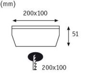 Oprawa wpuszczana solar BOX LED 7.5lm 200x100mm  2700K IP67 stal nierdzewna / poliwęglan - 4