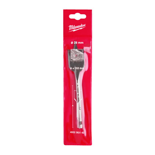 Wiertło piórowe do drewna 28 x 160 mm MILWAUKEE