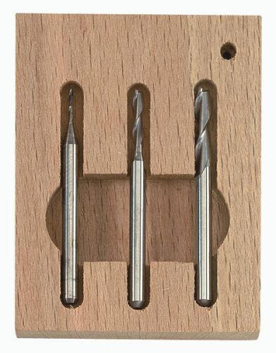 Frez wolframowe Proxxon 1, 2, 3 mm, trzpień 3 mm