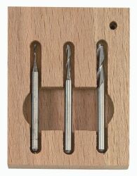 Frez wolframowe Proxxon 1, 2, 3 mm, trzpień 3 mm