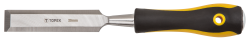 Dłuto 25 mm, dwumateriałowy uchwyt, CrV 09A425 TOPEX
