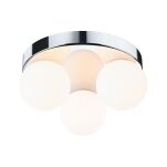 Lampa sufitowa łazienkowa GOVE LED G9 max.3x20W IP44 230V chrom satyna / metal - 2