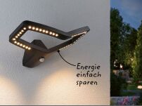 Oprawa elewacyjna ALARA LED 10W 450lm 3000K czujnik ruchu i zmierzchu IP44 230V antracyt / aluminium - 2