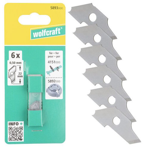 Ostrza do fazownika  5892000 4151000 Wolfcraft 6szt.