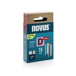 Zszywki typ D 53 F/18 D NOVUS super stabilne [600 szt.]