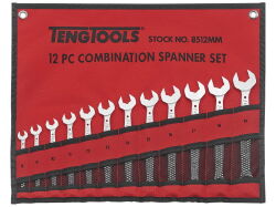 Klucze płasko-oczkowe w zestawie Teng Tools 8512MM Tengtools
