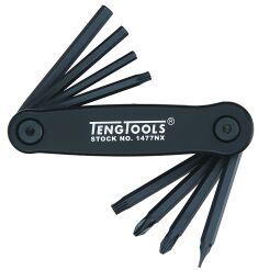 Zestaw kluczy trzpieniowych / kluczy TX / wkrętaków Teng Tools 1477NX Tengtools