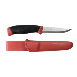 Nóż z pochwą ze stali nierdzewnej Mora Companion Dala-Red