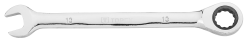 Klucz płasko-oczkowy z grzechotką, 13 mm 35D743 TOPEX