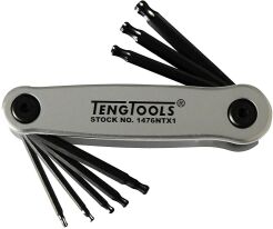 Klucze TX w zestawie Teng Tools 1476NTX1 Tengtools