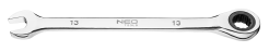 Klucz płasko-oczkowy z grzechotką, 13 mm 09-065 NEO